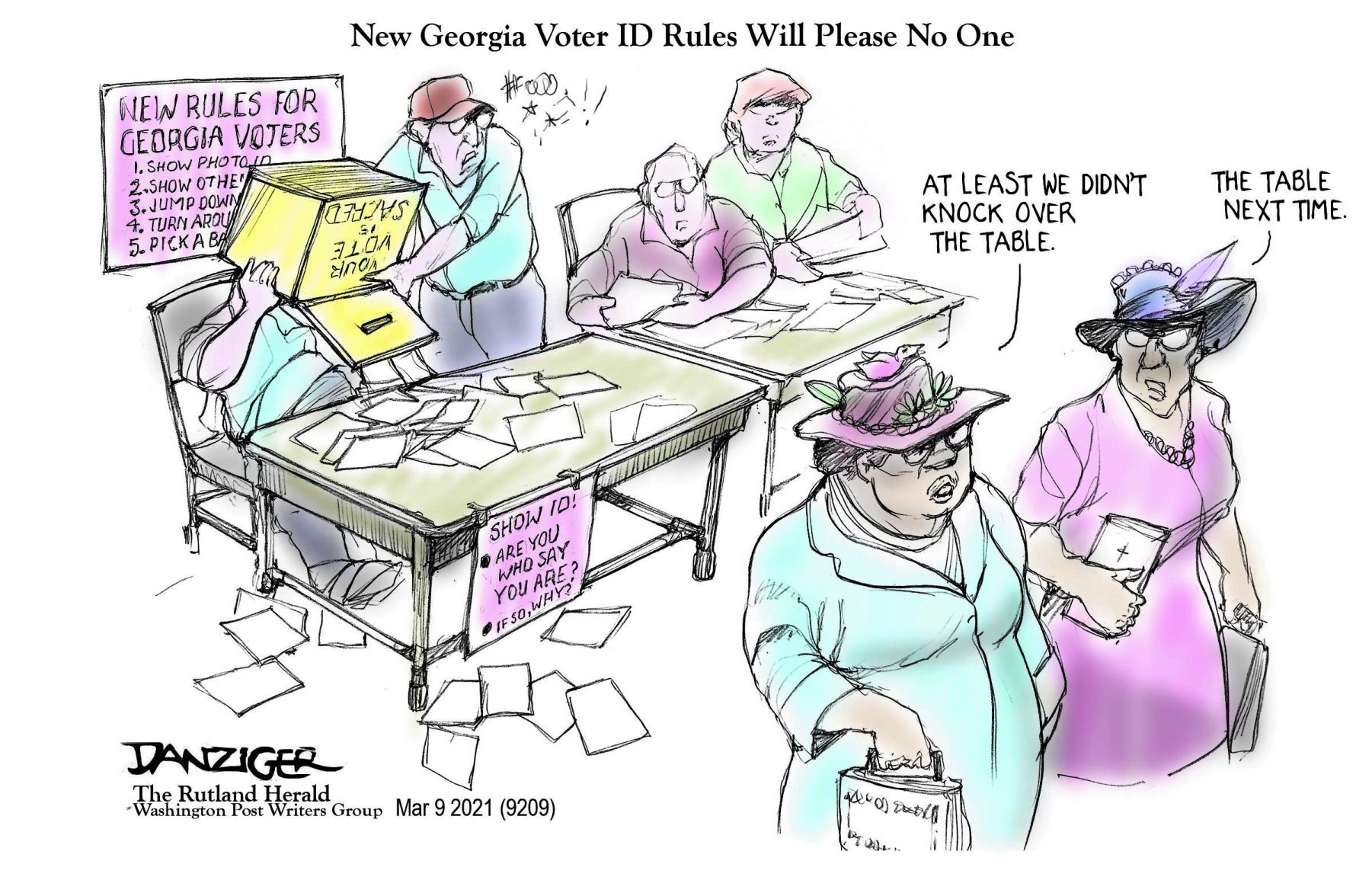 Jeff Danziger cartoon
